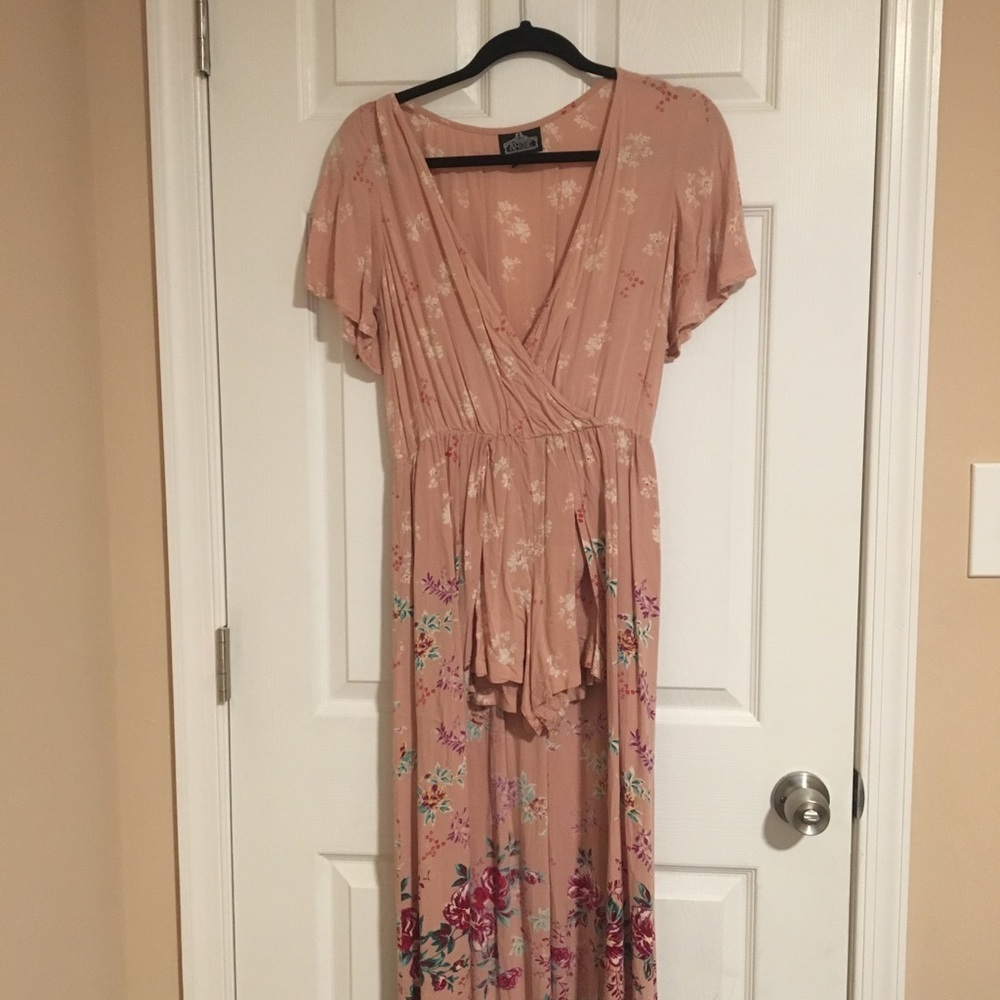 Floral rumper dress